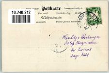 Tannenzweig mit Kerzen und Tannenzapfen + Adelskorrespondenz Weihnachten 1900 Prägedruck