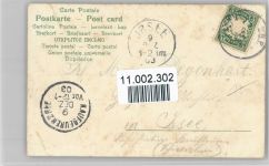 Serie 220 - Verlornes Glück - Herzen Girlande - 1903 Litho AK Poesie Prägedruck