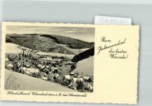 78147 W7741 Vöhrenbach Gebrauchsspuren Jahreswechsel Mini AK Winter
