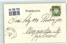 84028 W8300 Landshut , Isar Foto AK Adelskorrespondenz Martins- Kirche