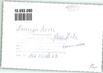 88149 W8993 Nonnenhorn FOTO KEINE AK Pension Zita Ort handschriftlich