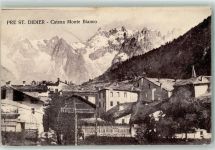 11010 Pre' Saint Didier 1912 - Monte Bianco