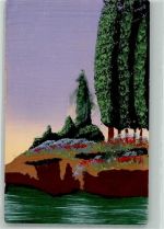 Verlag M.M.B.Serie 420 Schablonenmalerei Handgemalt