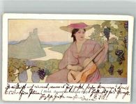 Jugendstil Herbstzeit von Reinhold Pfeiffer September 1910 Velhagen & Klasings 1910