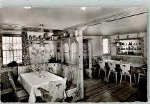 72285 W7293 Kälberbronn Gebrauchsspuren Gasthaus Pension zum Schwanen Foto AK