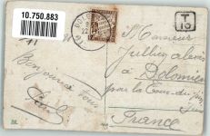 Konstantinopel Istanbul 1911 Gebrauchsspuren Le Pont de Galata Hafen Briefmarke bildseitig