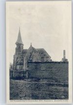Stadt Angerburg / Wegorzewo - Zerstörte Kirche Krieg Posessern