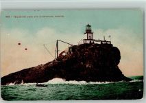 Tillamook Rock and Lighthouse, Oregon ca 1910 AK USA Leuchtturm