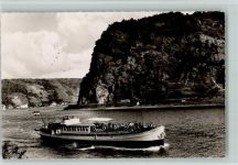 Fahrgastschiff Tijdgeest I an der Lorely Rheinschiff