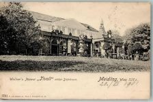 1120 Wien 12. Bezirk, Meidling 1901 - Gasthaus Wallner´s Meierei Tivoli