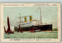 Holland-America-Line - Schiff Veendam Dampfer