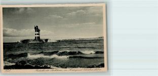 W2300 Kiel , Ostsee Friedrichsorter Leuchtturm ca 1935 AK Leuchtturm