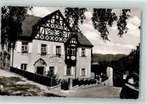 91344 W8551 Streitberg , Oberfr - Alte Kurhausbrennerei Hans Hertlein mit der histor. Pilgerstube