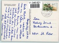 33449 W4831 Langenberg , Kr Gütersloh - Kirche Ortsansichten 4-Bildaufnahme