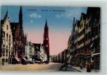 84028 W8300 Landshut , Isar - Altstadt mit Martinskirche