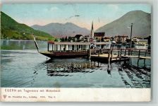 83700 W8183 Rottach-Egern 1905 - Tegernsee mit Motorboot