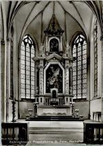 45657 W4350 Recklinghausen , Westf - Propsteikirche St. Peter Innenaufnahme Hochaltar