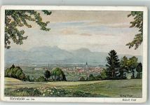 W8200 Rosenheim , Oberbay sign. Rudolf Sieck Ortssammelkomitee Rotes Kreuz Künstlerkarte