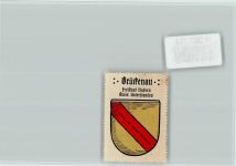 97769 W8788 Bad Brückenau - Vignette Wappen Kaffee Hag ca 1920-1940