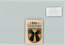 W2811 Bücken b Hoya, Weser Bärentatzen Vignette Wappen Kaffee Hag ca 1920-1940 Vignette