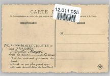 Maggi - Büttenpapier? Federzeichnung Künstler sign Fraipont - Lyonnais. Nr. 7 - Ruines de Rochetaillee - Burgen - Frankreich Werbung