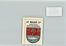 W2067 Reinfeld (Holstein) Vignette Wappen Kaffee Hag ca 1920-1940 Vignette