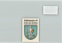 34513 W3544 Sachsenhausen , Waldeck - Vignette Wappen Kaffee Hag ca 1920-1940