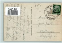 72639 W7442 Neuffen - Ortsansicht mit Hohen-Neuffen