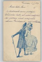 1899 Rokoko Mode AK Nr. 5546 TSN Künstlerkarte