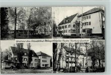 76669 W7525 Bad Mingolsheim - Café im Park Kurhaus Gantner Frontseite Eingangsseite Parkseite 4-Bildaufnahme