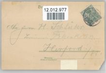 32756 W4930 Detmold - Hermannsdenkmal Text Varus-Schlacht, ex Sammlung Busse