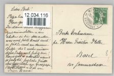 Junge Leute in Trachten mit Holzschuhe aus Volendam und Strickzeug Serie 116 Nr. 2375 AK Stricken 1911