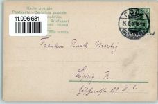 Blumenstrauß AK Flieder 1903