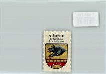 96106 W8603 Ebern - Vignette Wappen Kaffee Hag ca 1920-1940 Wildschwein