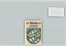 74889 W6920 Hilsbach , Baden - Vignette Wappen Kaffee Hag ca 1920-1940
