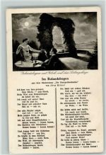 Im Rolandsbogen - Bowle , Rheinlieder Nr. 1 K.T Liederkarte