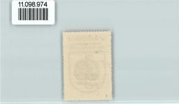 O3723 Hasselfelde Vignette Wappen Kaffee Hag ca 1920-1940 Vignette