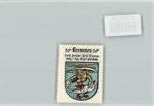 O1423 Kremmen Vignette Wappen Kaffee Hag ca 1920-1940 Vignette