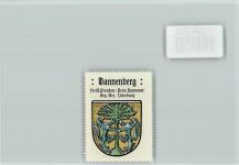 29451 W3138 Dannenberg (Elbe) - Vignette Wappen Kaffee Hag ca 1920-1940