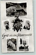 Kuckucksuhr aus dem Schwarzwald, Wassermühle, Schwarzwaldhaus Uhr 1966