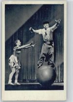 Kunst und Humor auf der Kugel Reni und Kucki - Akrobaten Zirkus