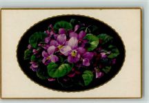 Serie 2282 Blumenvase Meissner & Buch Künstlerkarte