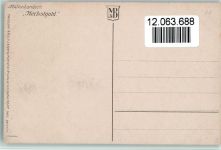 Serie 2607 sign Müller-Landeck "Herbstgold" Landschaft Meissner & Buch Künstlerkarte