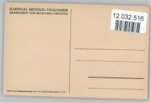 Kardinal Michael Faulhaber Bischof