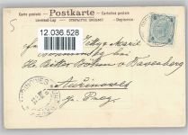Rokoko Zeit - Tanz Tanz 1901 Prägedruck