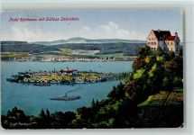 78479 W7752 Reichenau , Baden Künstlerkarte Insel Reichenau mit Schloss Salenstein sign. Gust. Markert
