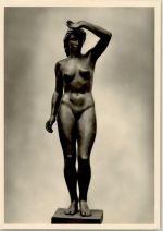 Adolf Abel: Der Morgen Foto AK Skulptur (Erotik)