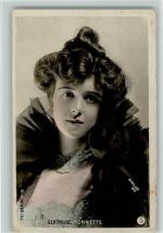 Gertrude Bonnette Foto AK Haarmode Schauspieler 1905