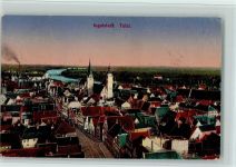 W8070 Ingolstadt , Donau Ortsansicht Feldpoststempel Feldpoststempel WK I 1917