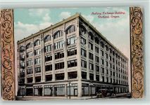 Railway Exchange Building, Portland, Oregon ca 1910 AK Eisenbahn